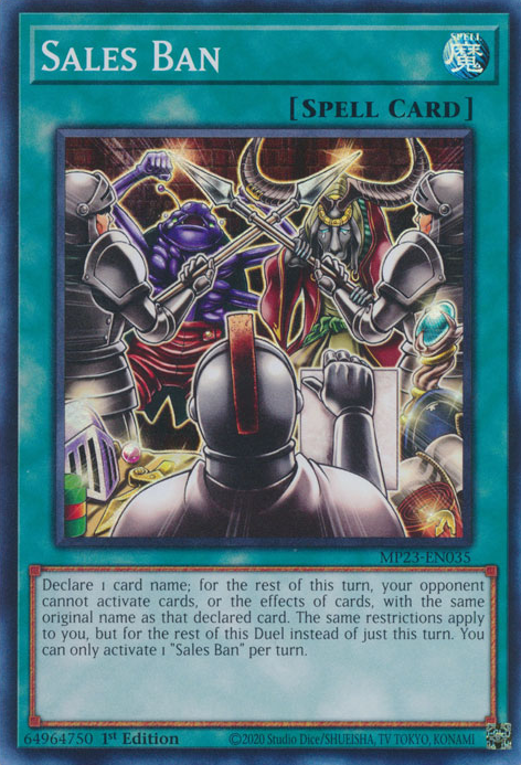 Sales Ban [MP23-EN035] Super Rare | Jomio and Rueliete's Cards and Comics