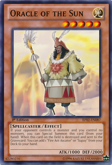 Oracle of the Sun [BP02-EN087] Common | Jomio and Rueliete's Cards and Comics