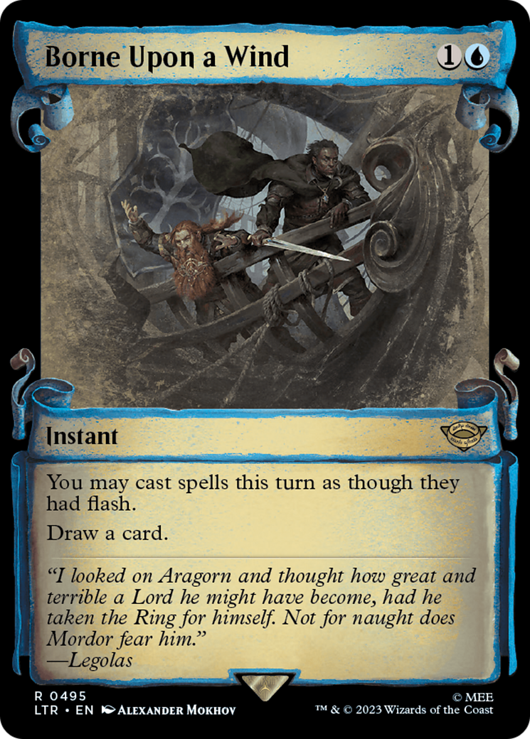 Borne Upon a Wind [The Lord of the Rings: Tales of Middle-Earth Showcase Scrolls] | Jomio and Rueliete's Cards and Comics
