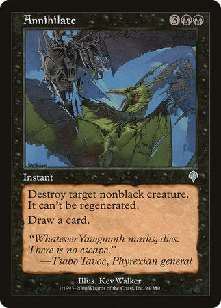 Annihilate [Invasion] | Jomio and Rueliete's Cards and Comics