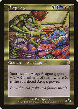 Atogatog [Odyssey] | Jomio and Rueliete's Cards and Comics