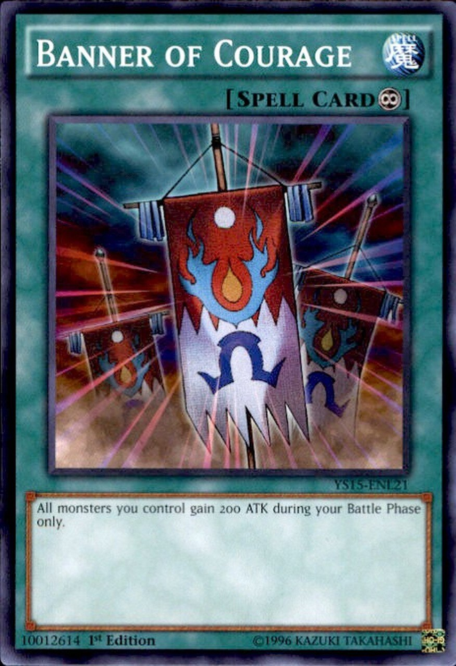 Banner of Courage [YS15-ENL21] Common | Jomio and Rueliete's Cards and Comics