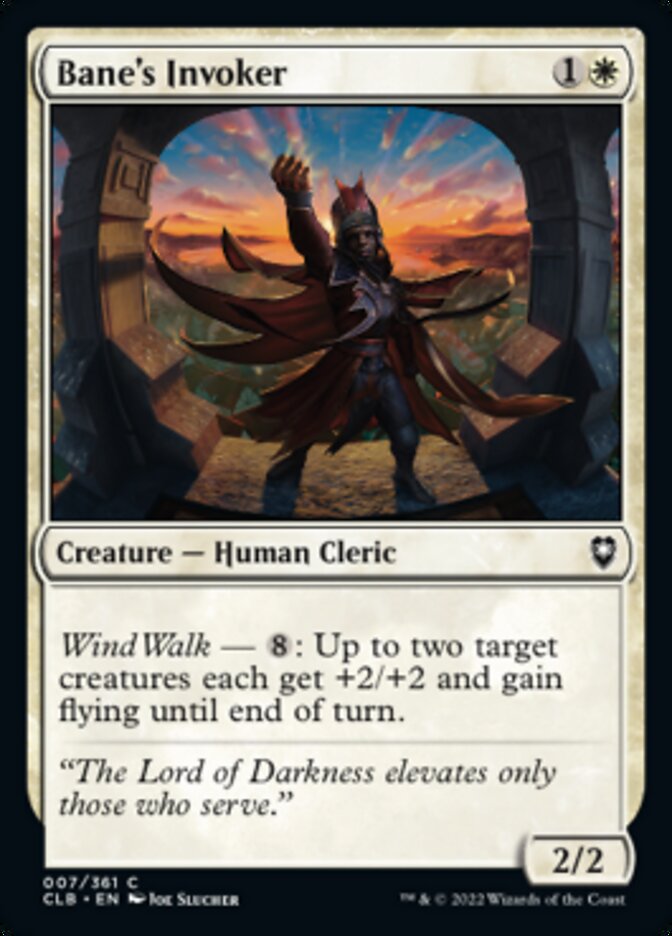 Bane's Invoker [Commander Legends: Battle for Baldur's Gate] | Jomio and Rueliete's Cards and Comics