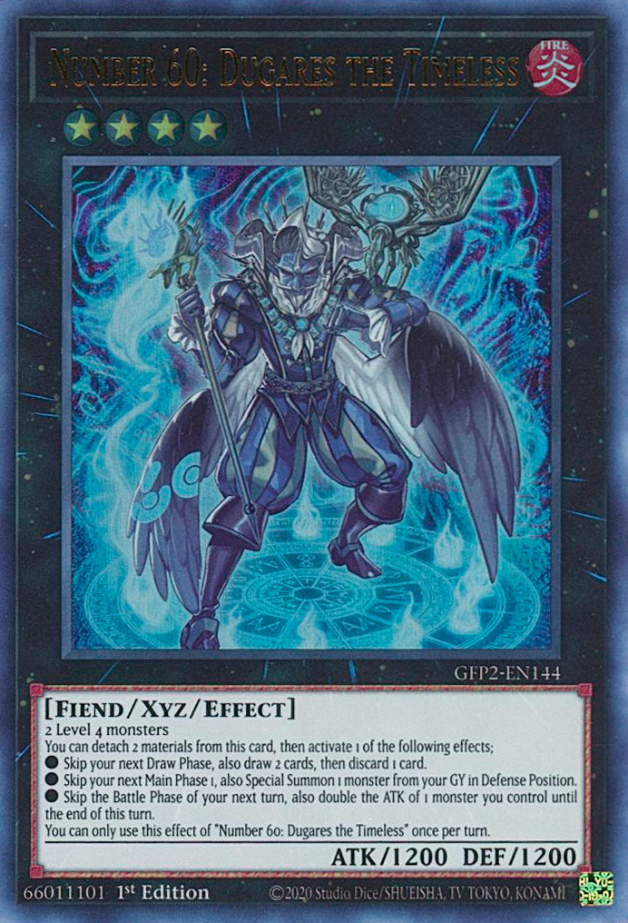 Number 60: Dugares the Timeless [GFP2-EN144] Ultra Rare | Jomio and Rueliete's Cards and Comics