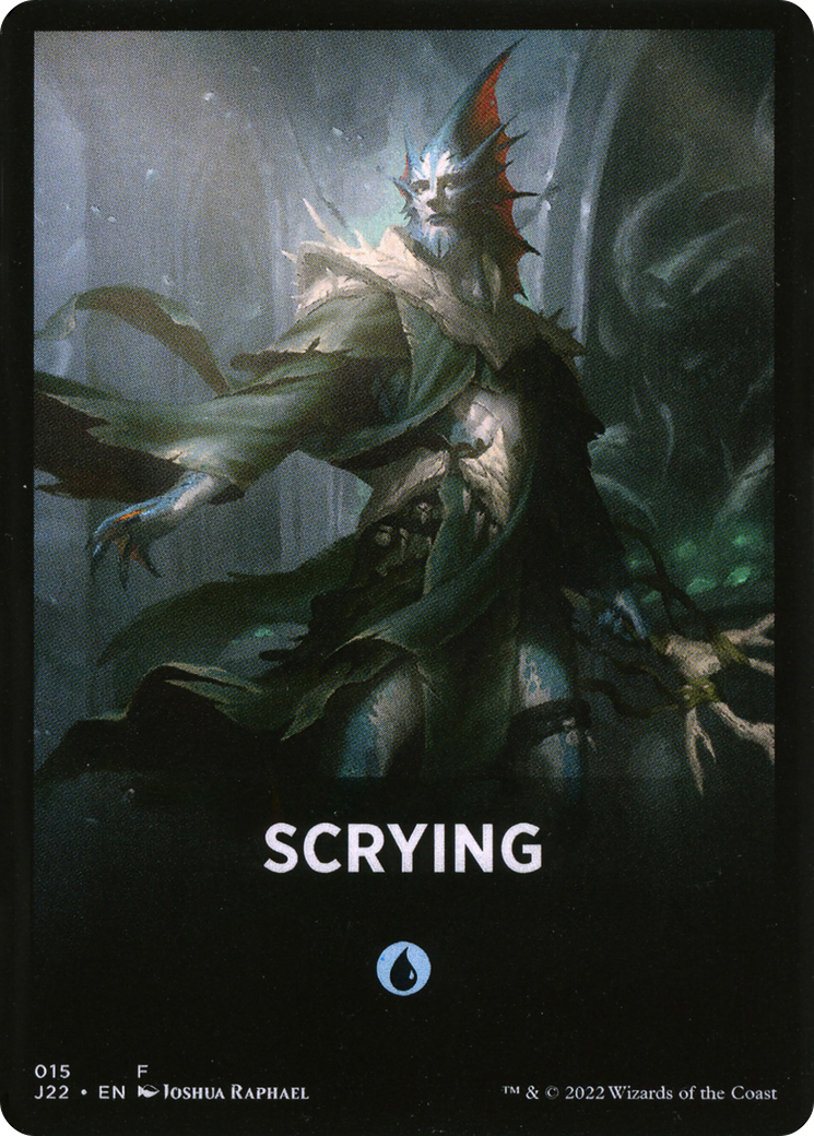Scrying Theme Card [Jumpstart 2022 Front Cards] | Jomio and Rueliete's Cards and Comics