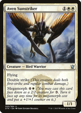 Aven Sunstriker [Dragons of Tarkir] | Jomio and Rueliete's Cards and Comics