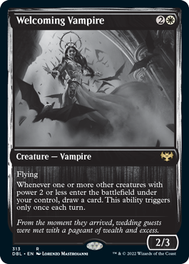 Welcoming Vampire [Innistrad: Double Feature] | Jomio and Rueliete's Cards and Comics