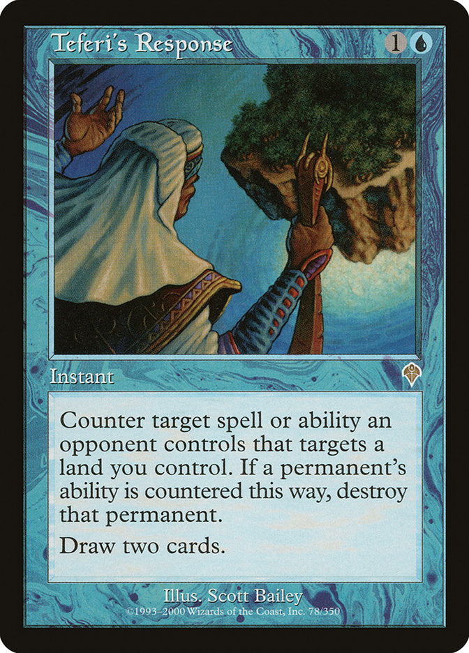 Teferi's Response [Invasion] | Jomio and Rueliete's Cards and Comics