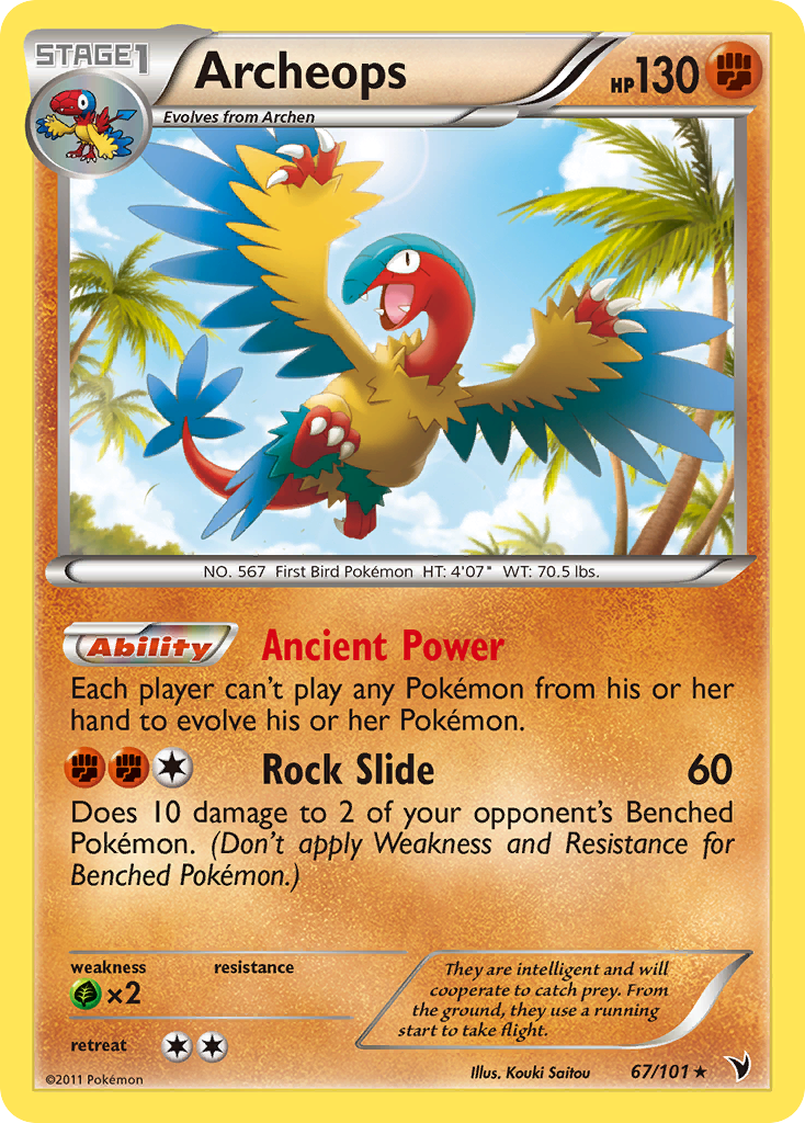 Archeops (67/101) [Black & White: Noble Victories] | Jomio and Rueliete's Cards and Comics