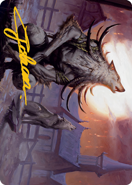 Lord of the Ulvenwald Art Card (Gold-Stamped Signature) [Innistrad: Midnight Hunt Art Series] | Jomio and Rueliete's Cards and Comics