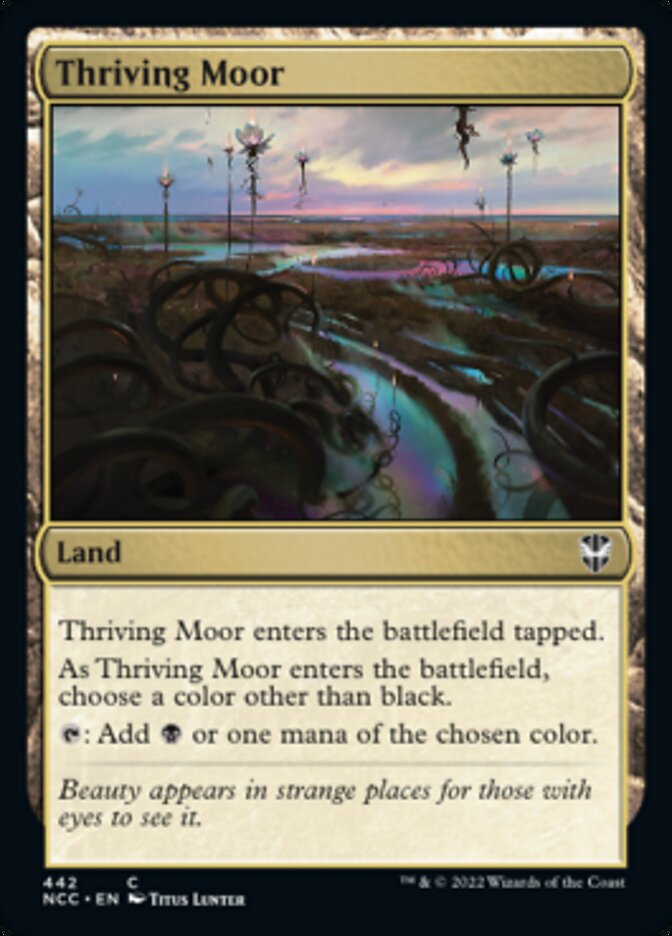 Thriving Moor [Streets of New Capenna Commander] | Jomio and Rueliete's Cards and Comics