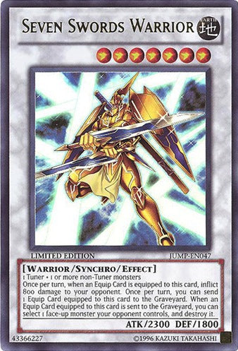 Seven Swords Warrior [JUMP-EN047] Ultra Rare | Jomio and Rueliete's Cards and Comics