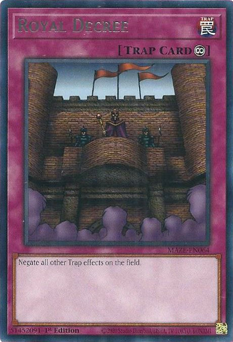 Royal Decree [MAZE-EN064] Rare | Jomio and Rueliete's Cards and Comics