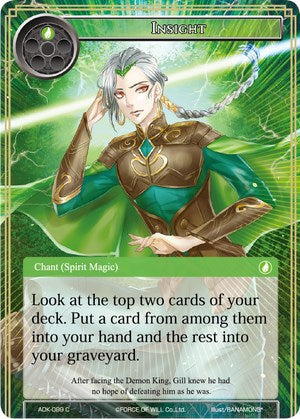 Insight (ADK-099) [Advent of the Demon King] | Jomio and Rueliete's Cards and Comics