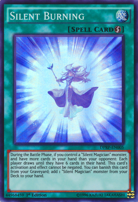 Silent Burning [DPRP-EN005] Super Rare | Jomio and Rueliete's Cards and Comics