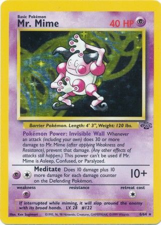 Mr. Mime (6/64) [Jungle Unlimited] | Jomio and Rueliete's Cards and Comics