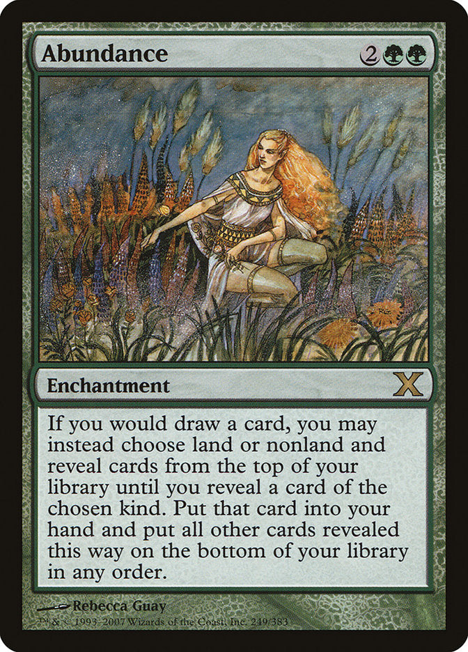 Abundance [Tenth Edition] | Jomio and Rueliete's Cards and Comics