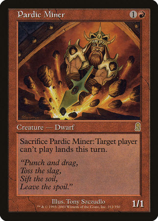 Pardic Miner [Odyssey] | Jomio and Rueliete's Cards and Comics