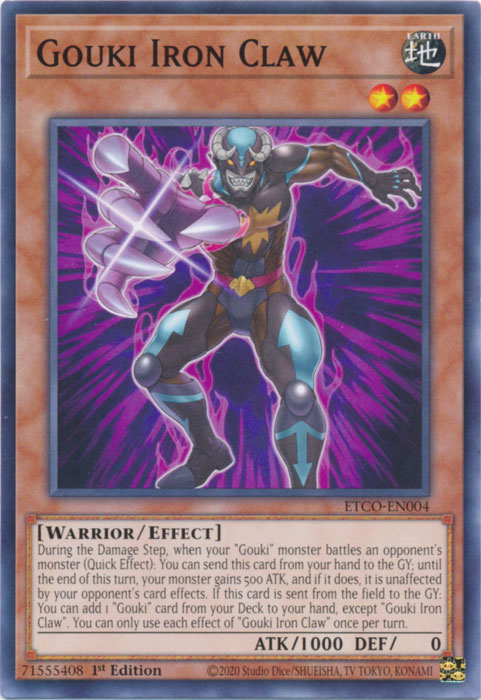 Gouki Iron Claw [ETCO-EN004] Common | Jomio and Rueliete's Cards and Comics