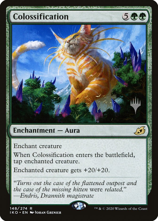 Colossification (Promo Pack) [Ikoria: Lair of Behemoths Promos] | Jomio and Rueliete's Cards and Comics