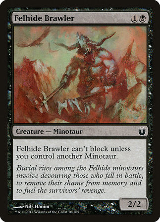 Felhide Brawler [Born of the Gods] | Jomio and Rueliete's Cards and Comics