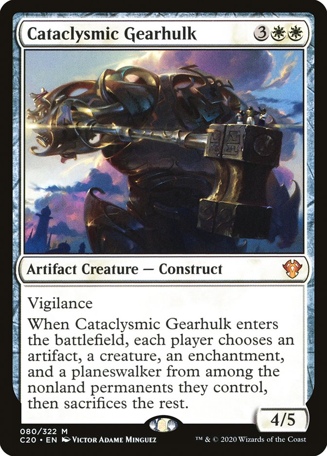 Cataclysmic Gearhulk [Commander 2020] | Jomio and Rueliete's Cards and Comics