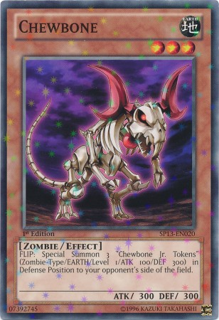 Chewbone [SP13-EN020] Starfoil Rare | Jomio and Rueliete's Cards and Comics