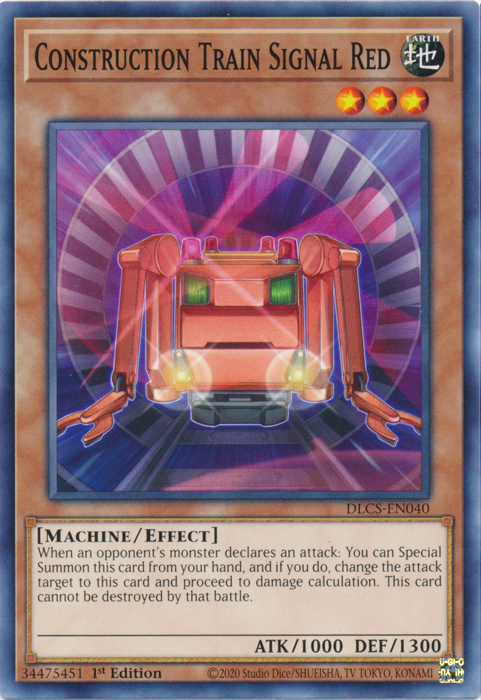 Construction Train Signal Red [DLCS-EN040] Common | Jomio and Rueliete's Cards and Comics