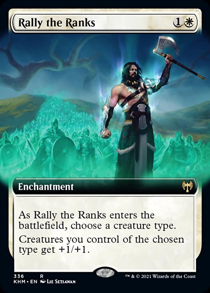 Rally the Ranks (Extended Art) [Kaldheim] | Jomio and Rueliete's Cards and Comics