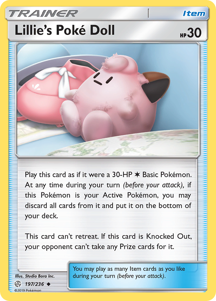 Lillie's Poke Doll (197/236) [Sun & Moon: Cosmic Eclipse] | Jomio and Rueliete's Cards and Comics