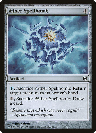 Aether Spellbomb [Duel Decks: Elspeth vs. Tezzeret] | Jomio and Rueliete's Cards and Comics