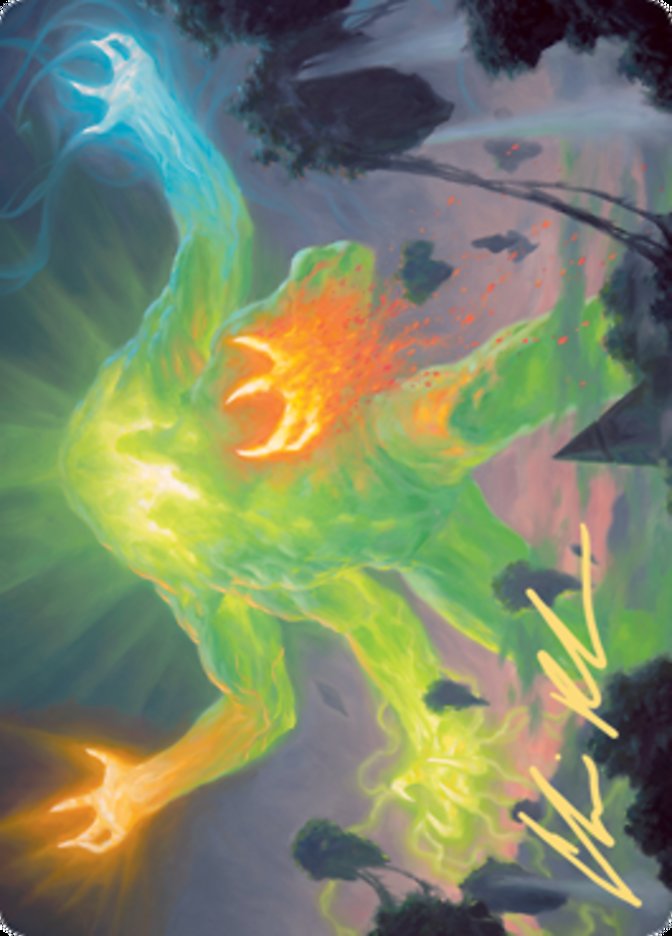 Omnath, Locus of Creation Art Card (Gold-Stamped Signature) [Zendikar Rising Art Series] | Jomio and Rueliete's Cards and Comics