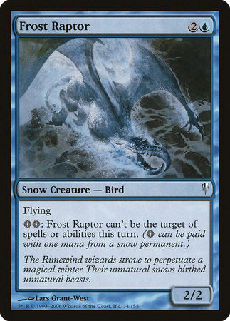 Frost Raptor [Coldsnap] | Jomio and Rueliete's Cards and Comics