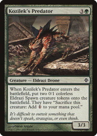 Kozilek's Predator [Rise of the Eldrazi] | Jomio and Rueliete's Cards and Comics