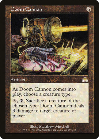 Doom Cannon [Onslaught] | Jomio and Rueliete's Cards and Comics