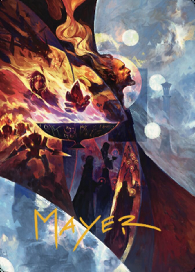 Urza's Command Art Card (Gold-Stamped Signature) [The Brothers' War Art Series] | Jomio and Rueliete's Cards and Comics