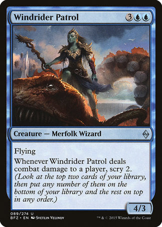 Windrider Patrol [Battle for Zendikar] | Jomio and Rueliete's Cards and Comics