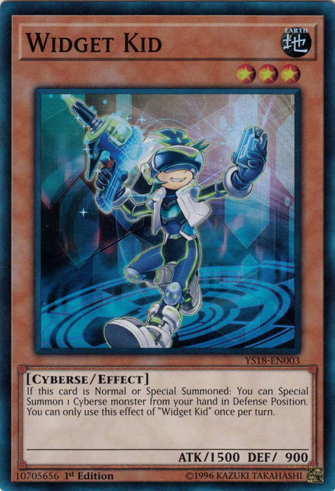 Widget Kid [YS18-EN003] Super Rare | Jomio and Rueliete's Cards and Comics