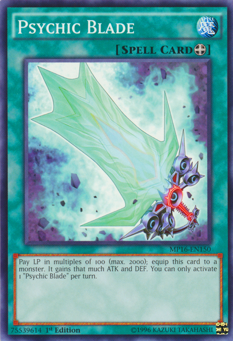 Psychic Blade [MP16-EN150] Common | Jomio and Rueliete's Cards and Comics