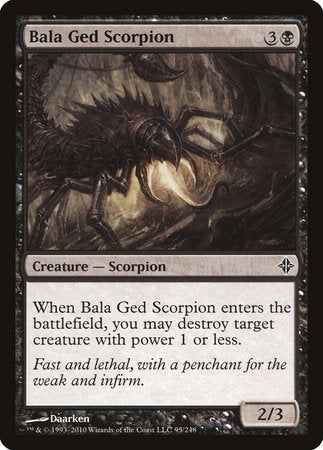 Bala Ged Scorpion [Rise of the Eldrazi] | Jomio and Rueliete's Cards and Comics