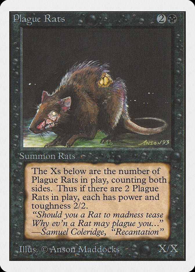Plague Rats [Unlimited Edition] | Jomio and Rueliete's Cards and Comics
