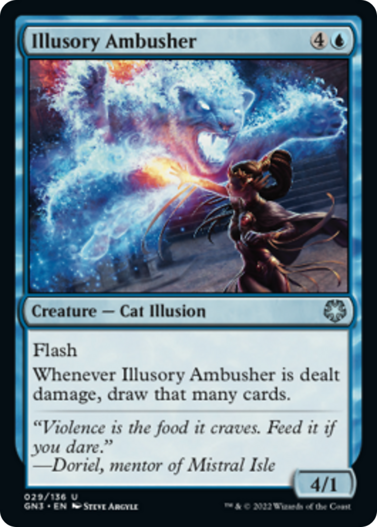 Illusory Ambusher [Game Night: Free-for-All] | Jomio and Rueliete's Cards and Comics