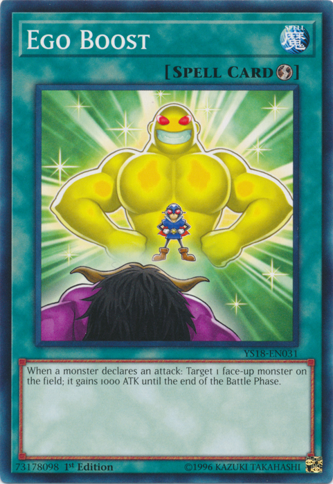 Ego Boost [YS18-EN031] Common | Jomio and Rueliete's Cards and Comics