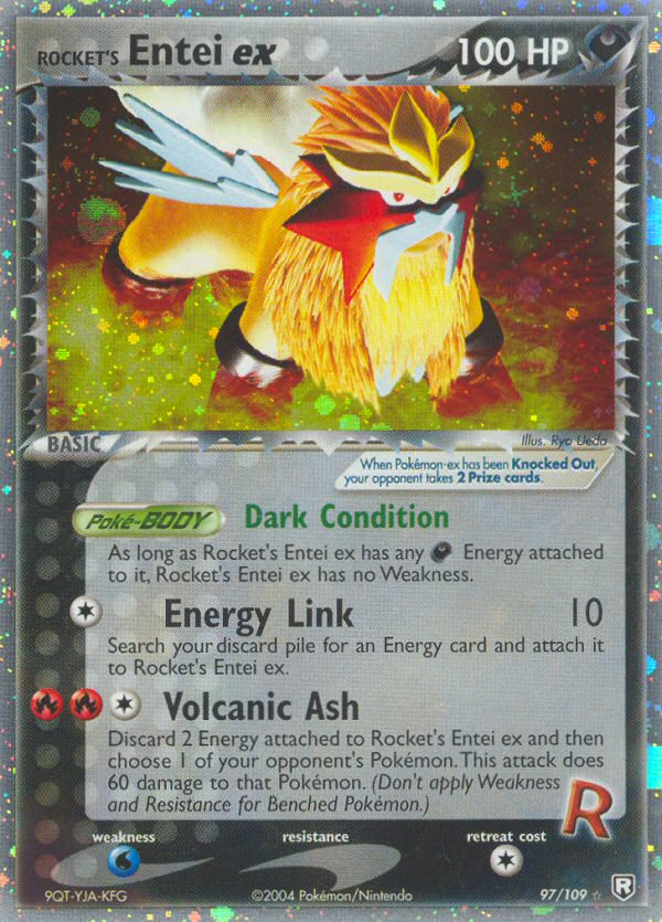 Rocket's Entei ex (97/109) [EX: Team Rocket Returns] | Jomio and Rueliete's Cards and Comics