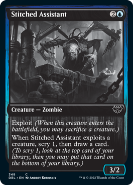 Stitched Assistant [Innistrad: Double Feature] | Jomio and Rueliete's Cards and Comics