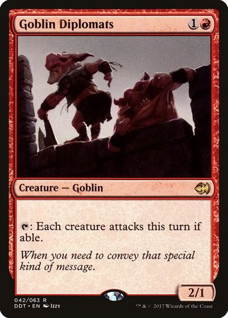 Goblin Diplomats [Duel Decks: Merfolk vs. Goblins] | Jomio and Rueliete's Cards and Comics