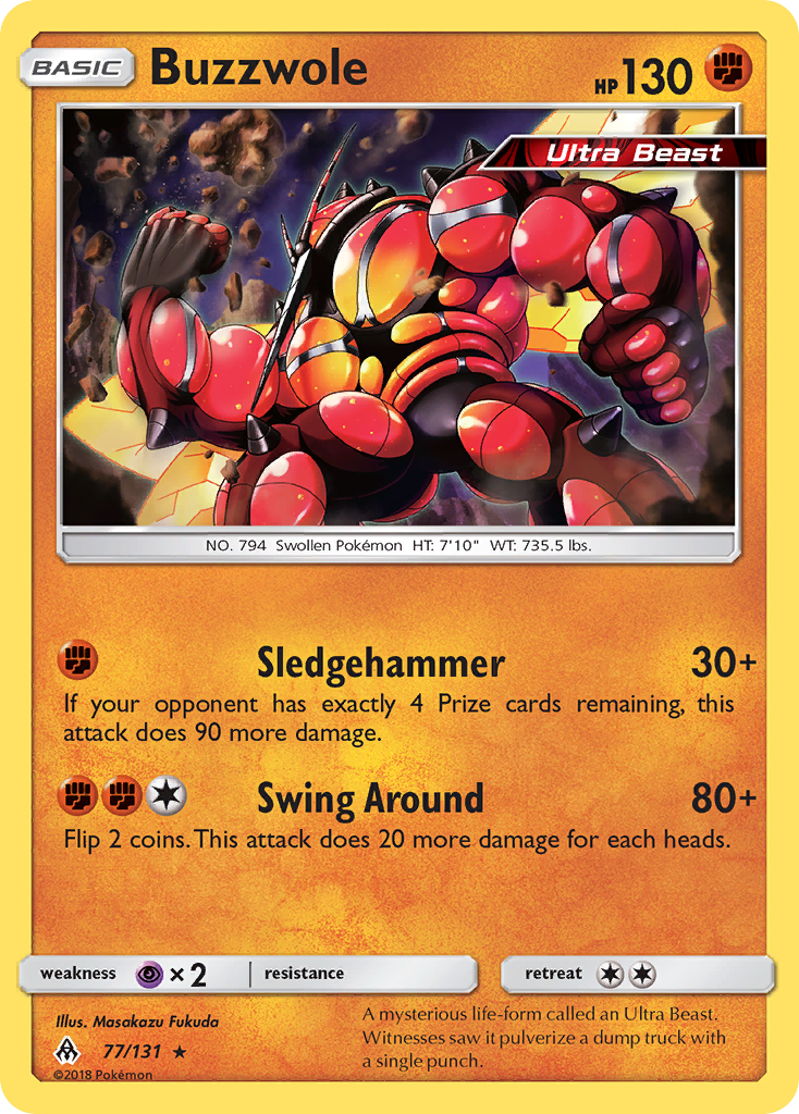 Buzzwole (77/131) [Sun & Moon: Forbidden Light] | Jomio and Rueliete's Cards and Comics
