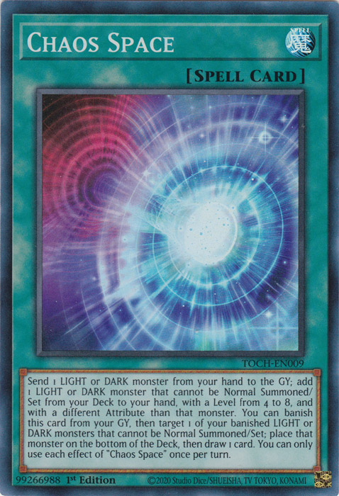 Chaos Space [TOCH-EN009] Super Rare | Jomio and Rueliete's Cards and Comics