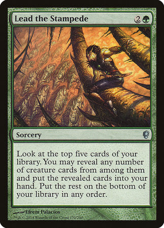 Lead the Stampede [Conspiracy] | Jomio and Rueliete's Cards and Comics