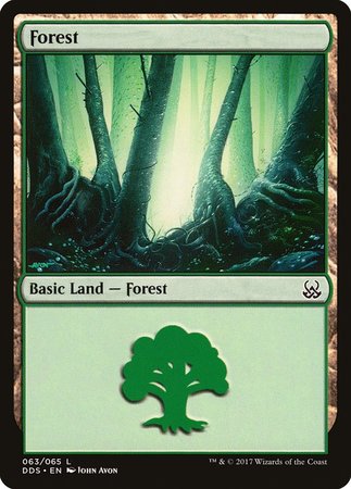 Forest (63) [Duel Decks: Mind vs. Might] | Jomio and Rueliete's Cards and Comics